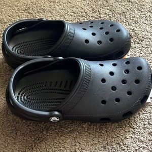 Black original crocs